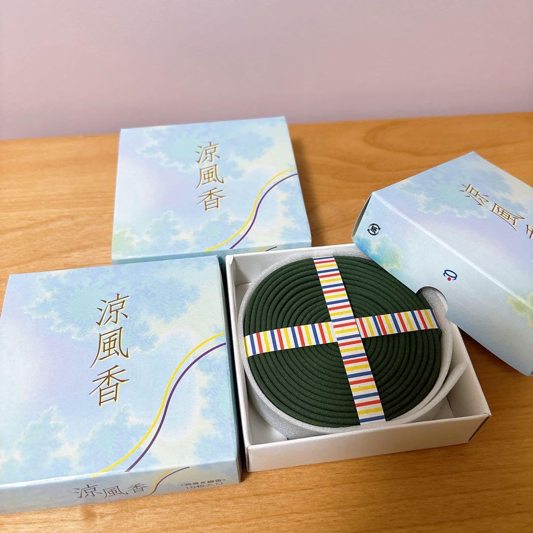 Amazon｜涼風香 渦巻線香 10枚入り×3個｜線香 オンライン通販